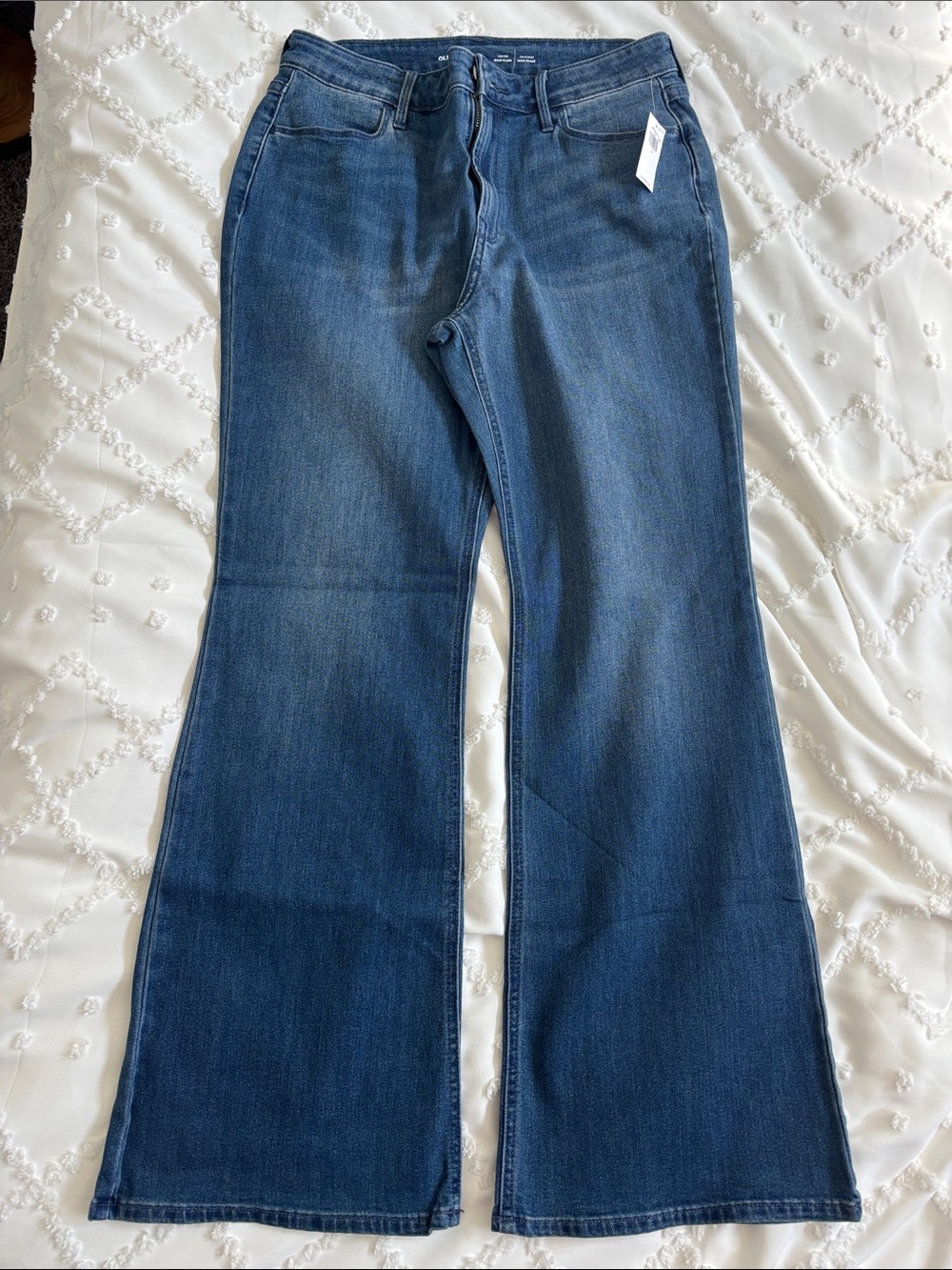 Old Navy Medium Dark Blue Flare Jeans